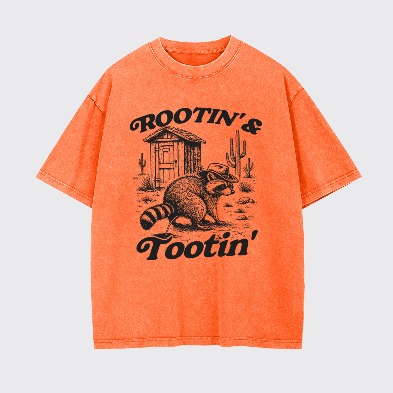 Rootin' and Tootin' Feral Cowboy Garment-dye Tees