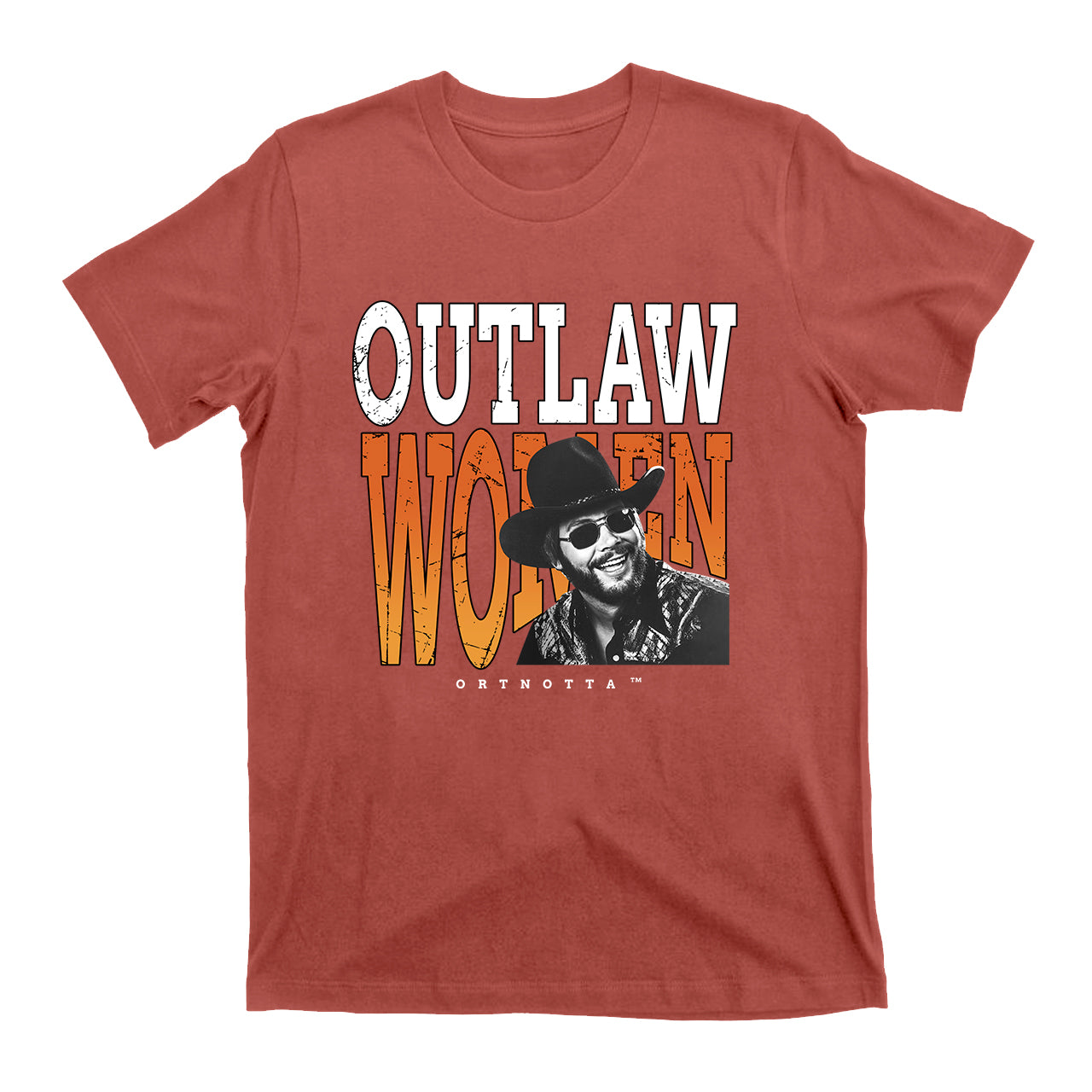 Outlaw Women Hank Western Retro Boho Hippie Shirt