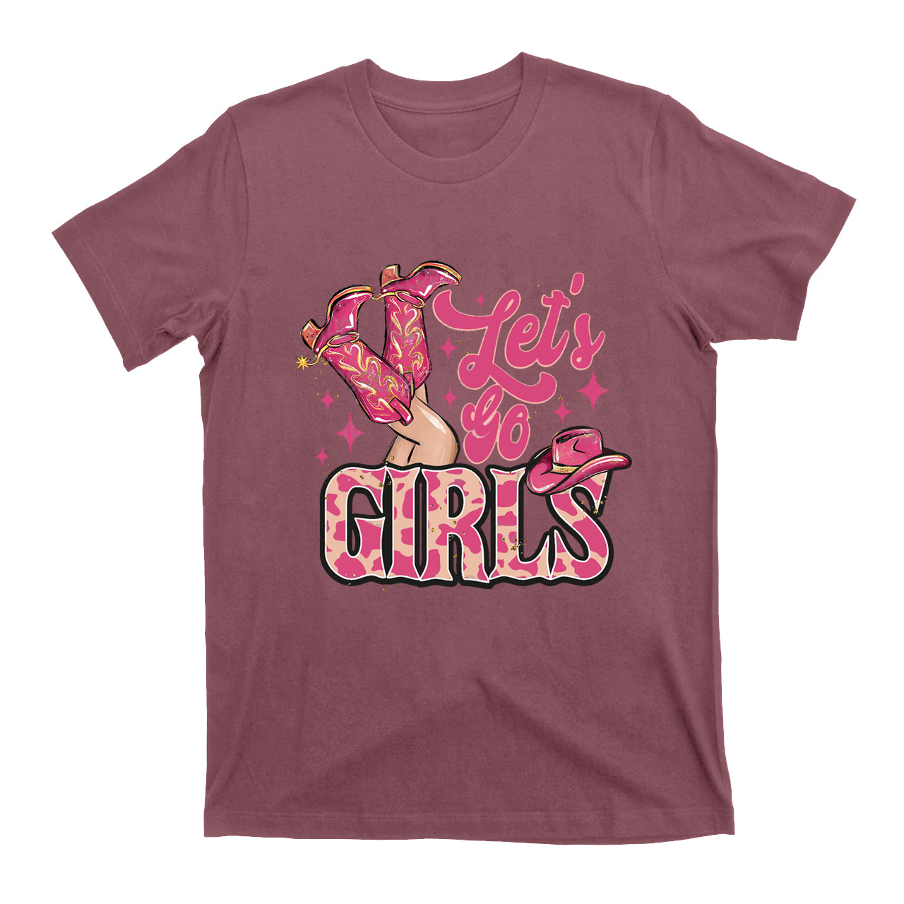 Let's Go Girls Westner Cowgirl  T-shirt