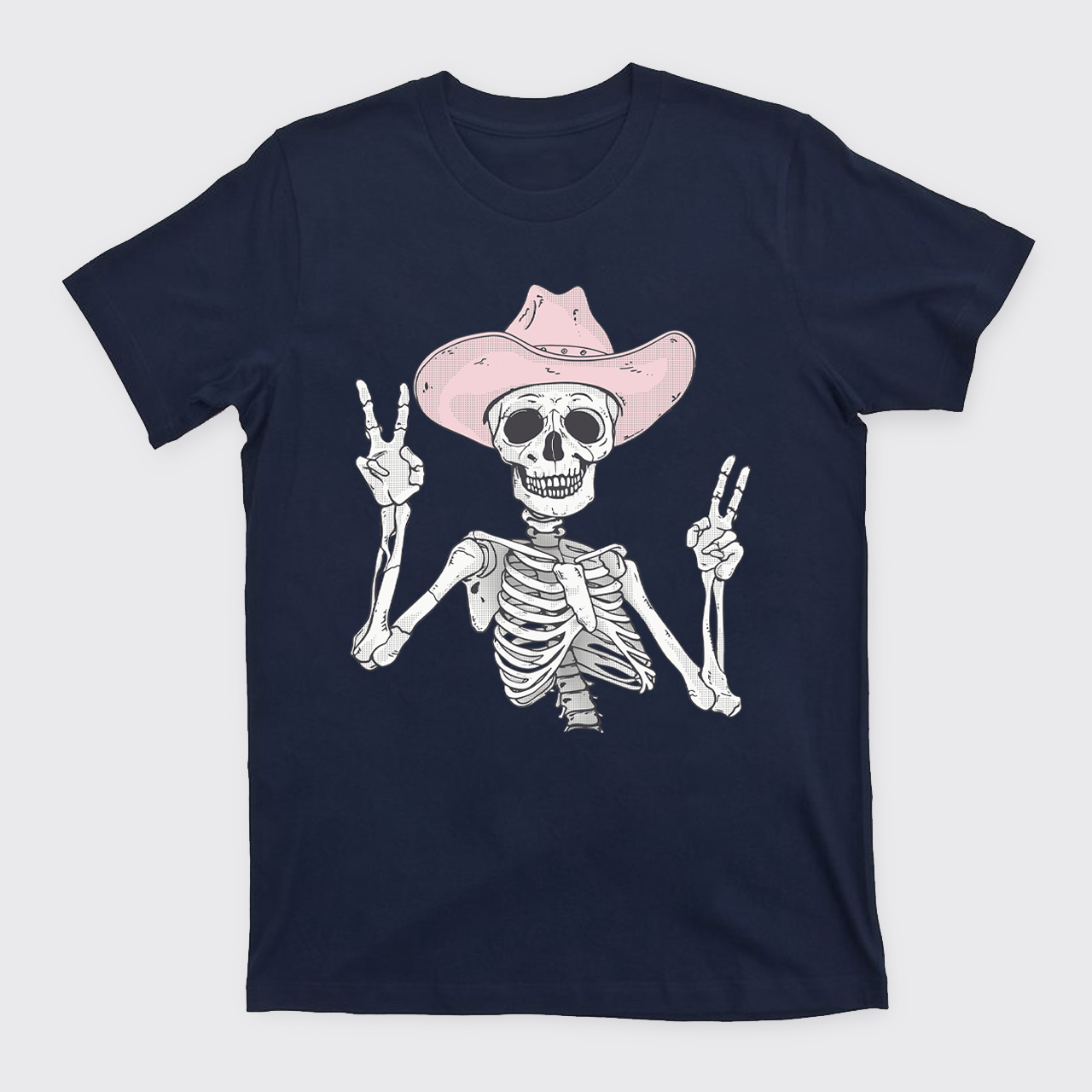 The Pink Skull Is Halloween T-Shirts