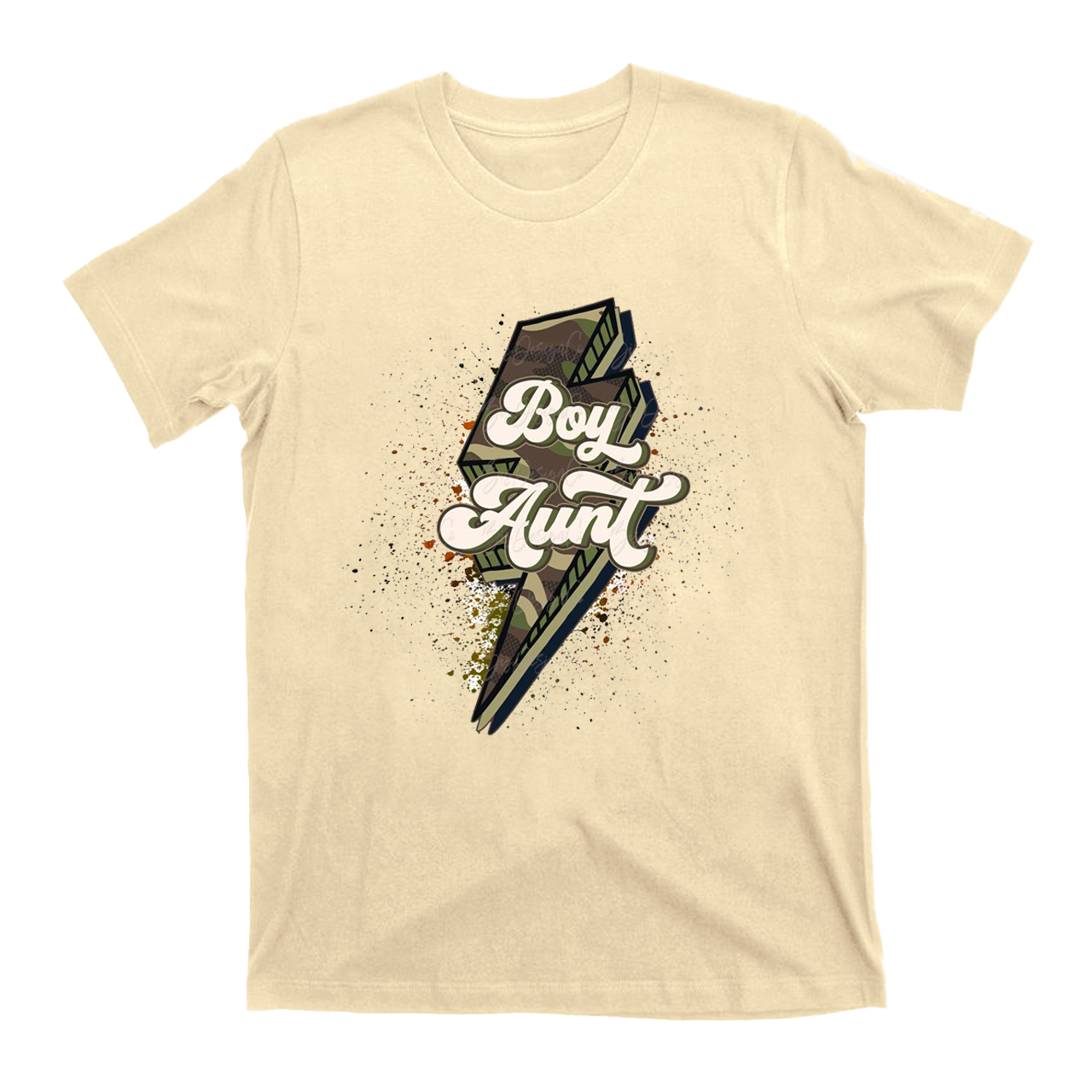 Boy Aunt Lightning Splash T-Shirts