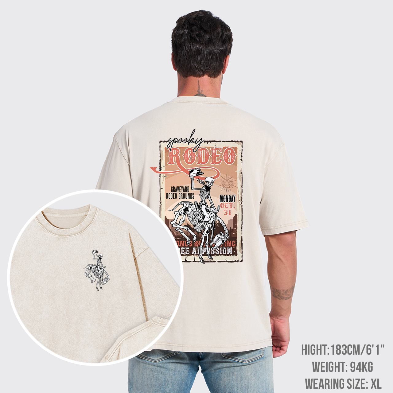 Your Halloween Stamp Garment-dye Tees