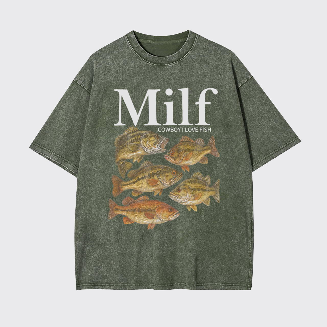 I Love Fish Garment-dye Tees