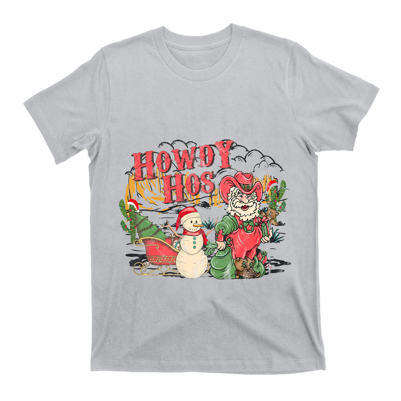 Christmas Denim Collection �?Howdy Hos T-Shirt