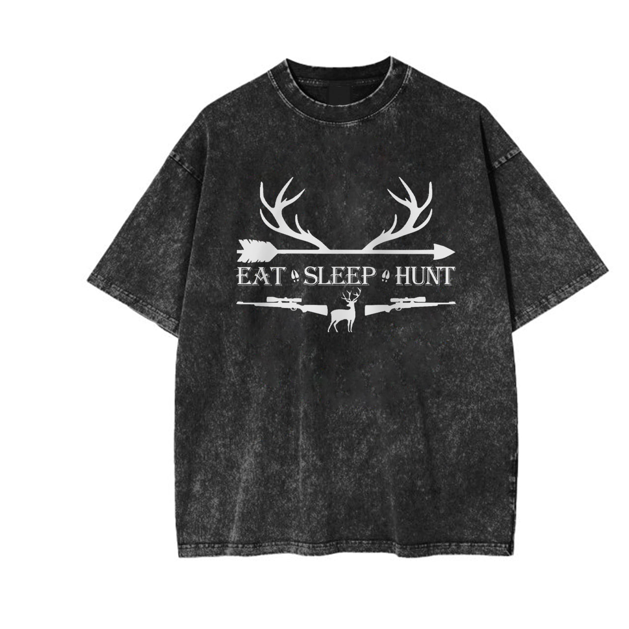 Hunting Eat Sleep Garment-dye Tees