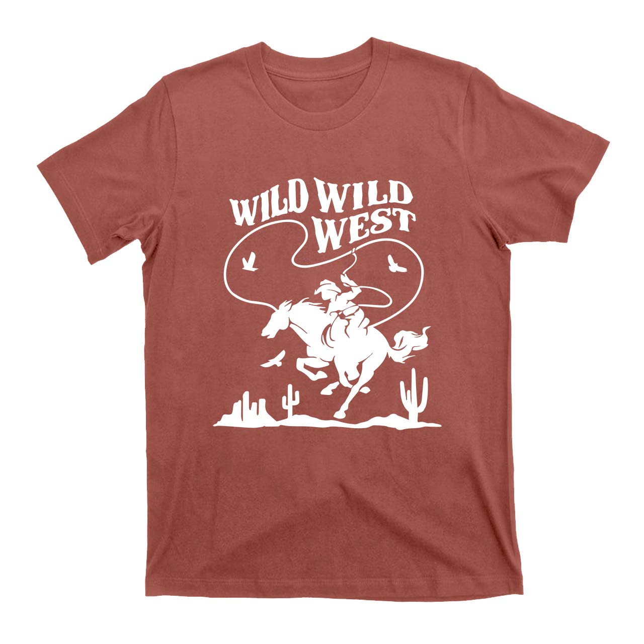 Vintage Look Wild West Cowboy T-Shirts