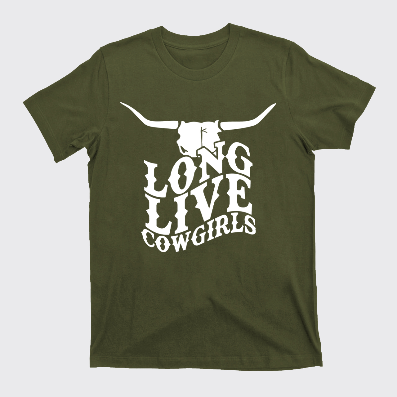 Cow Bull Long Live Cowgirls T-Shirts