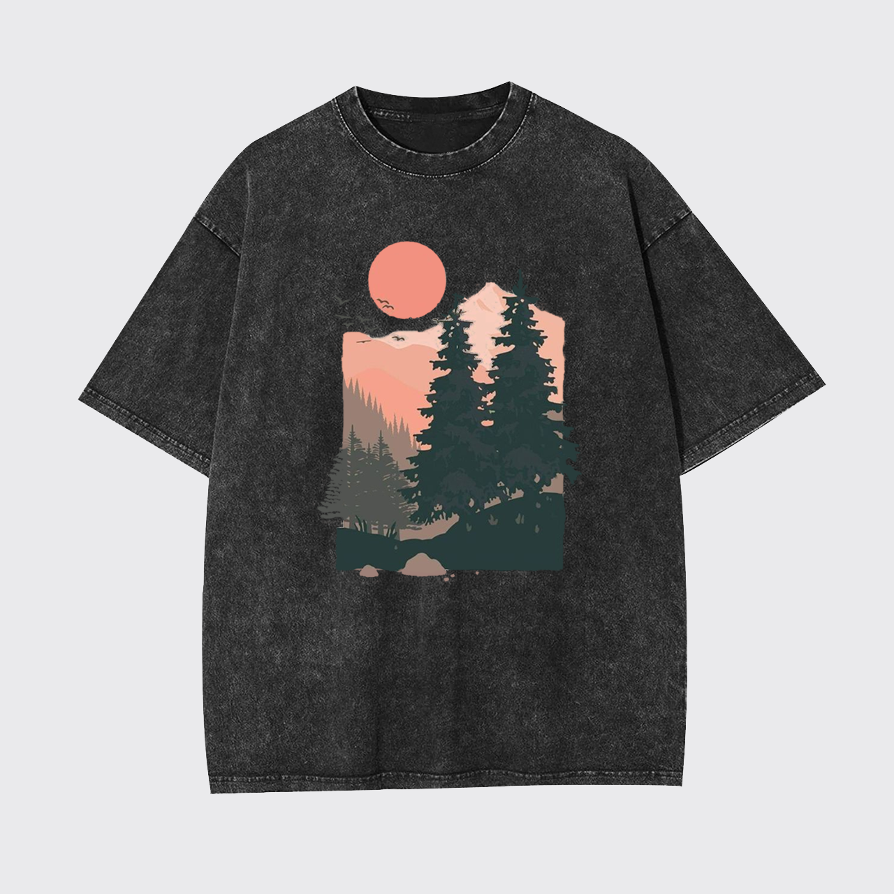Sunset Pines Garment-dye Tees