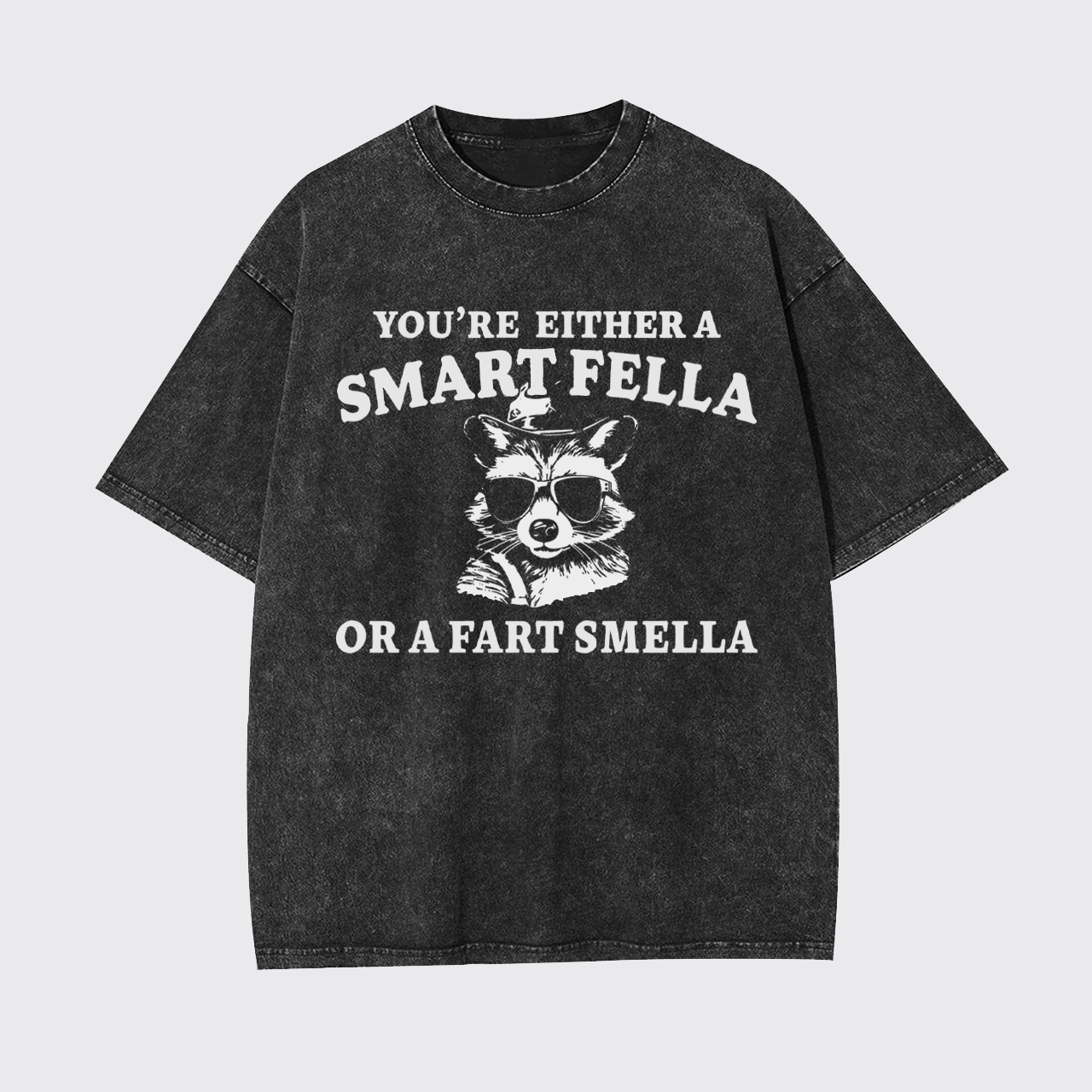 Smart Fella Or Fart Smella Garment-dye Tees