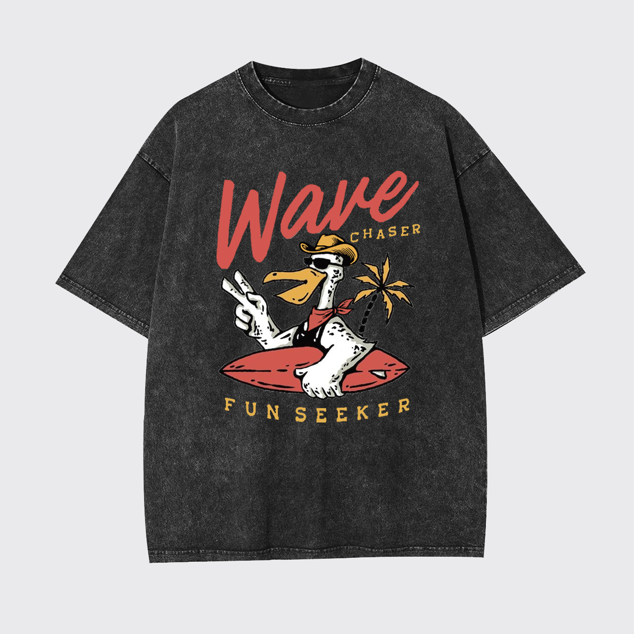 Wave Chaser Fun Seeker Garment-dye Tees