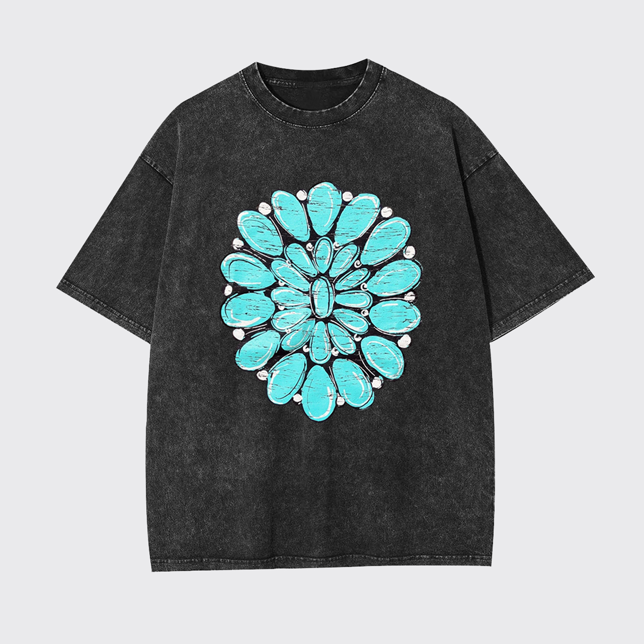 Turquoise Stone Country Music Garment-dye Tees