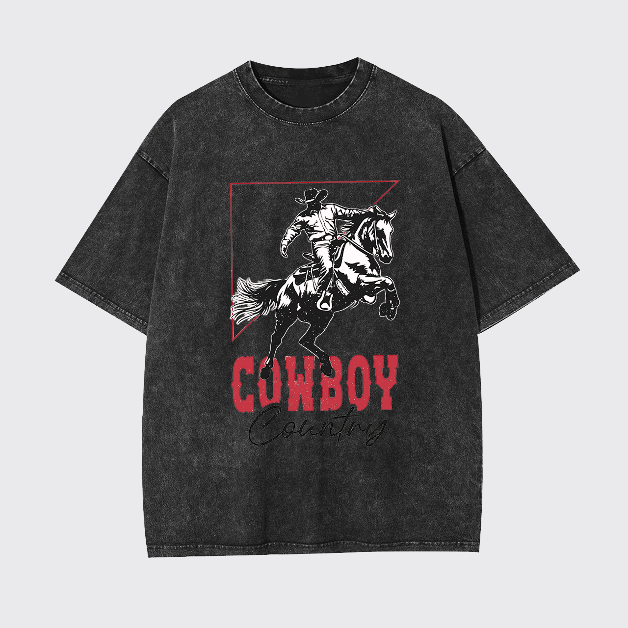 Western Cowboy Country Garment-dye Tees
