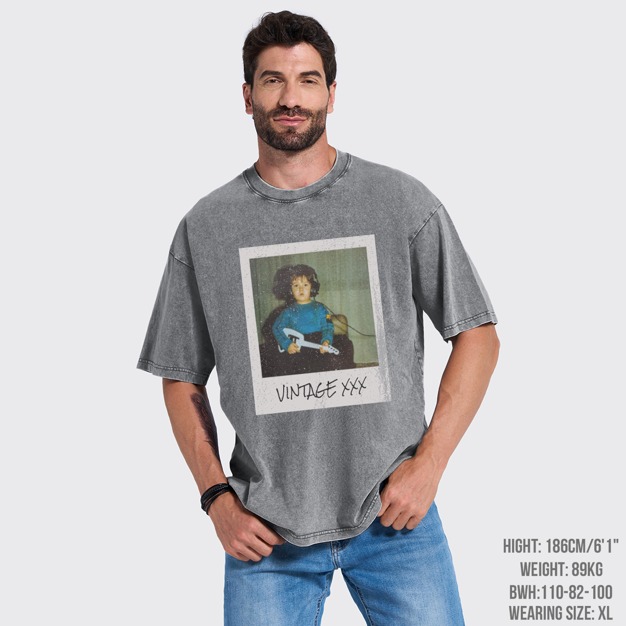 Custom Vintage Photo Garment-dye Tees