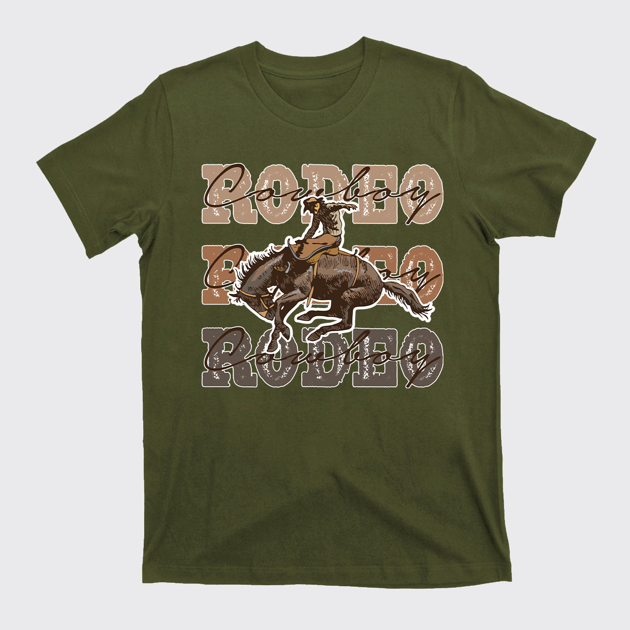 Cowboy Horse Riding Vintage Rodeo T-Shirts