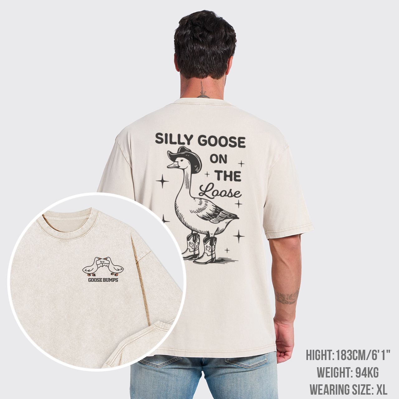 Silly Goose Garment-dye Tees