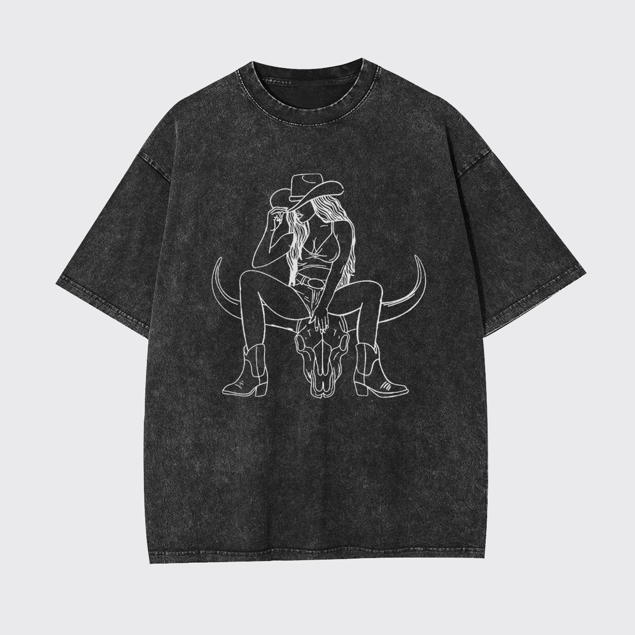 Western Rad Cowgirl Garment-dye Tees