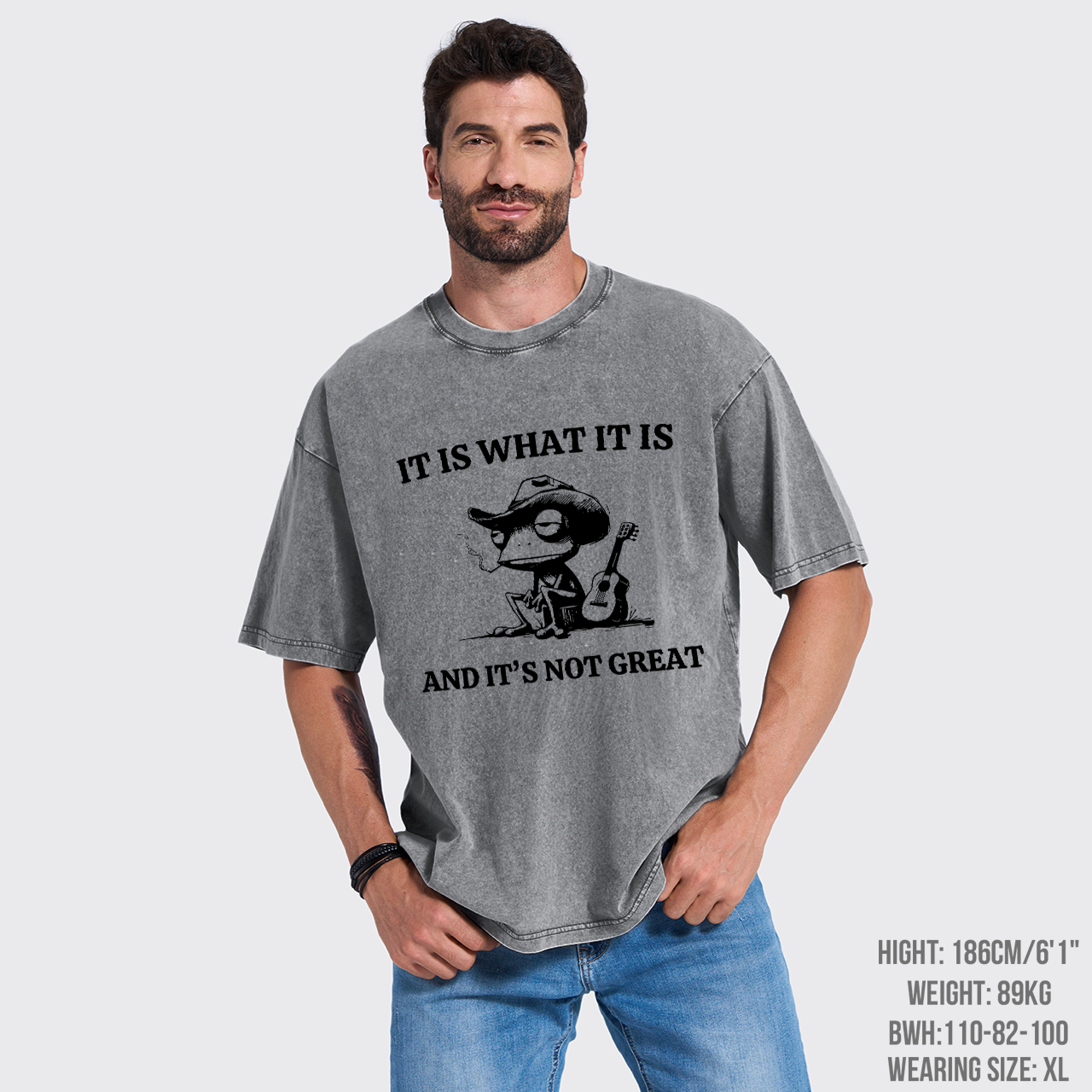 It Is What It Is Funny Garment-dye Tees