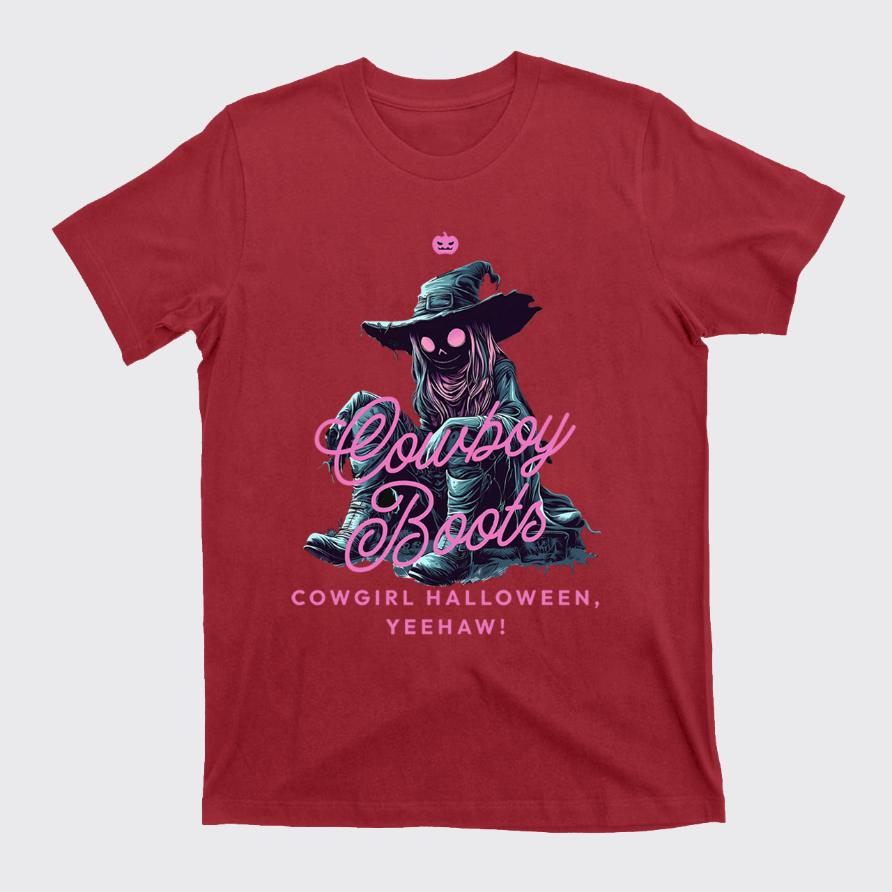 Spooky Western Cowgirl Halloween T-Shirts