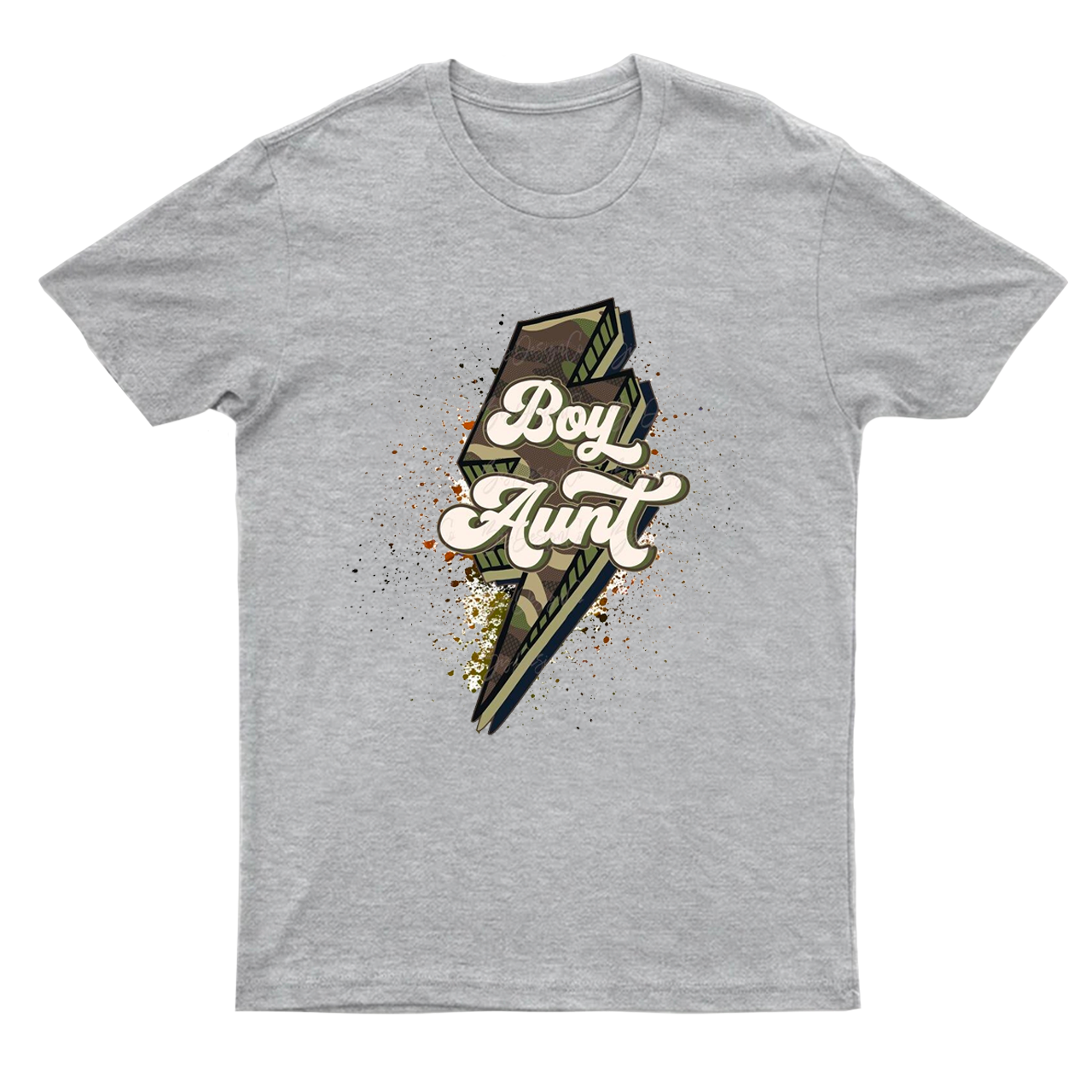 Boy Aunt Lightning Splash T-Shirts