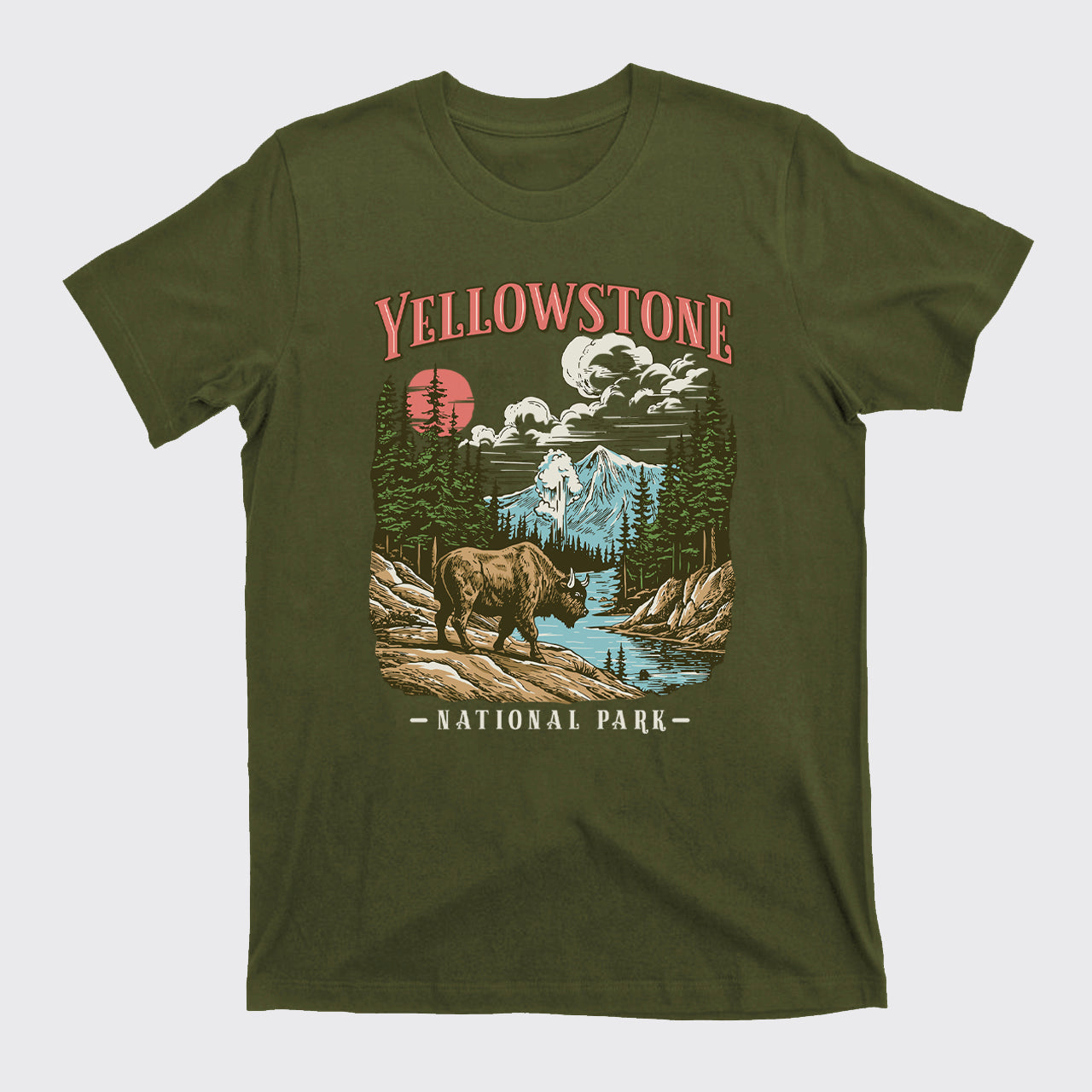 Vintage Yellowstone National Park T-Shirts