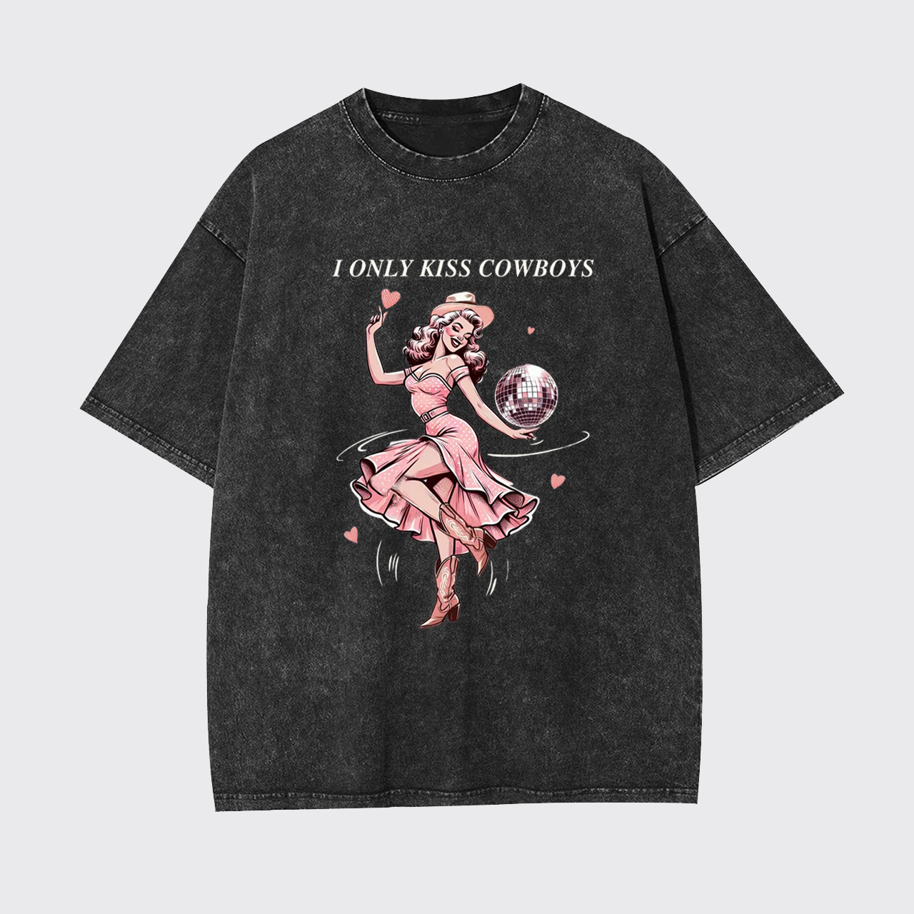 I Only Kiss Cowboys Garment-dye Tees