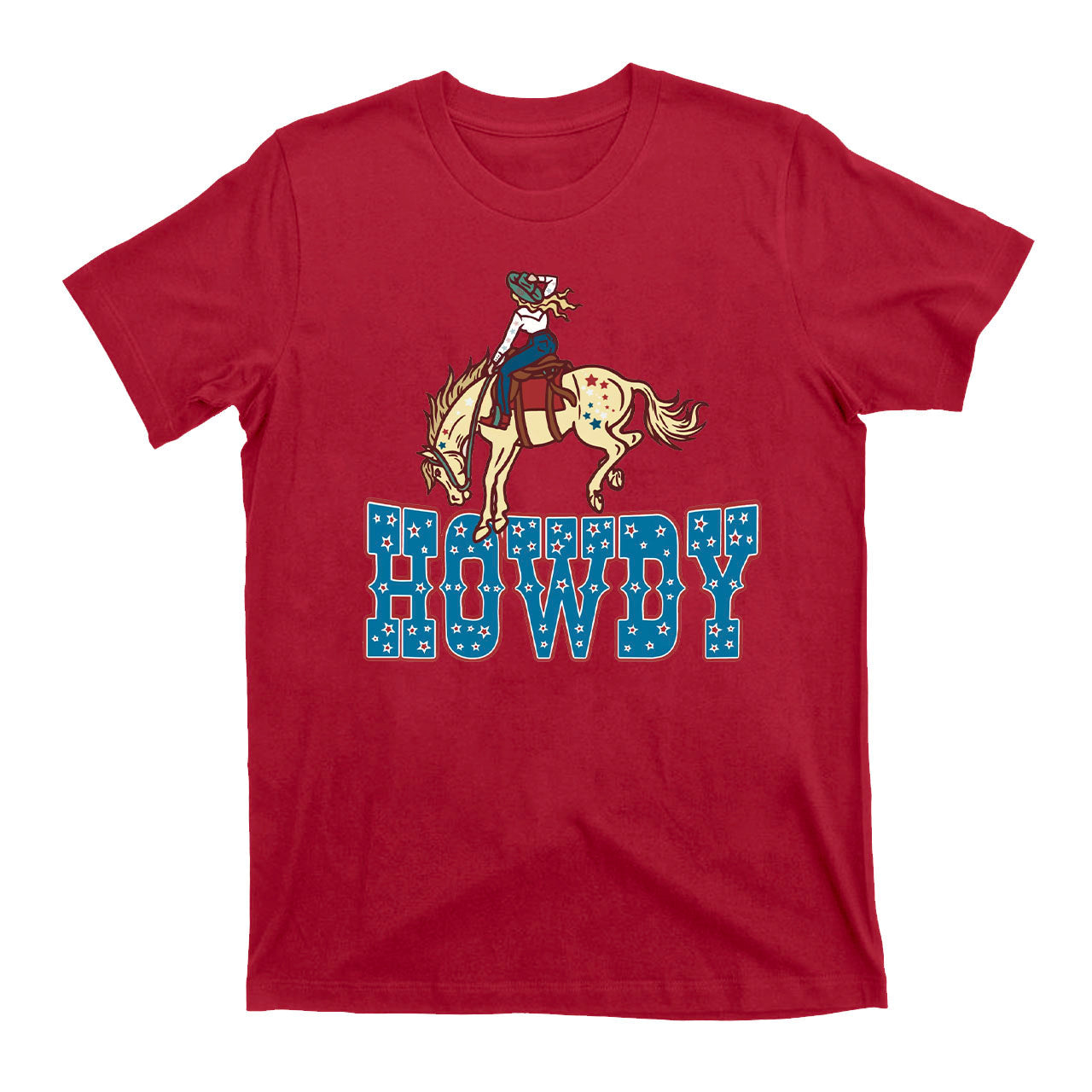 Howdy America Cowgirl Retro Cowboy T-Shirts