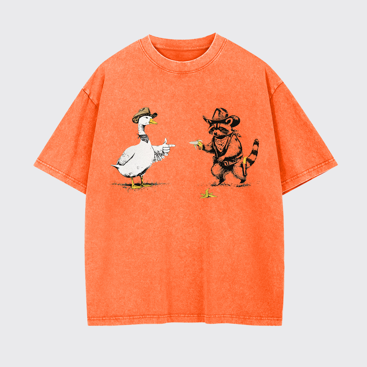 Meme Cowboy Goose Garment-dye Tees