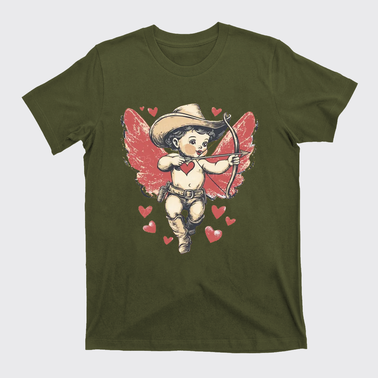Retro Cupid Bow T-Shirts