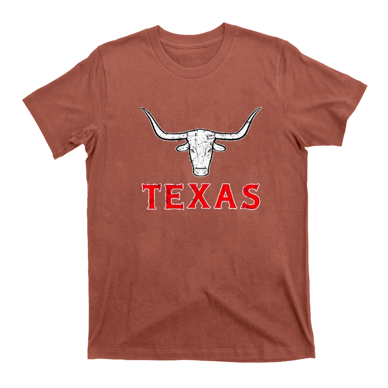 Classic Texas Cow Head Cowboy T-Shirts