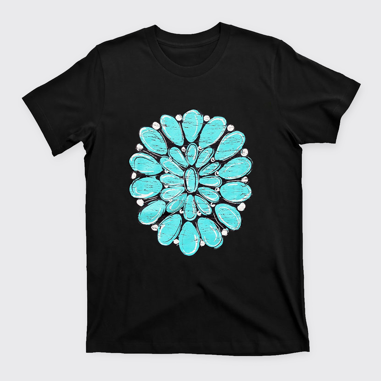 Turquoise Stone Country Music T-Shirts