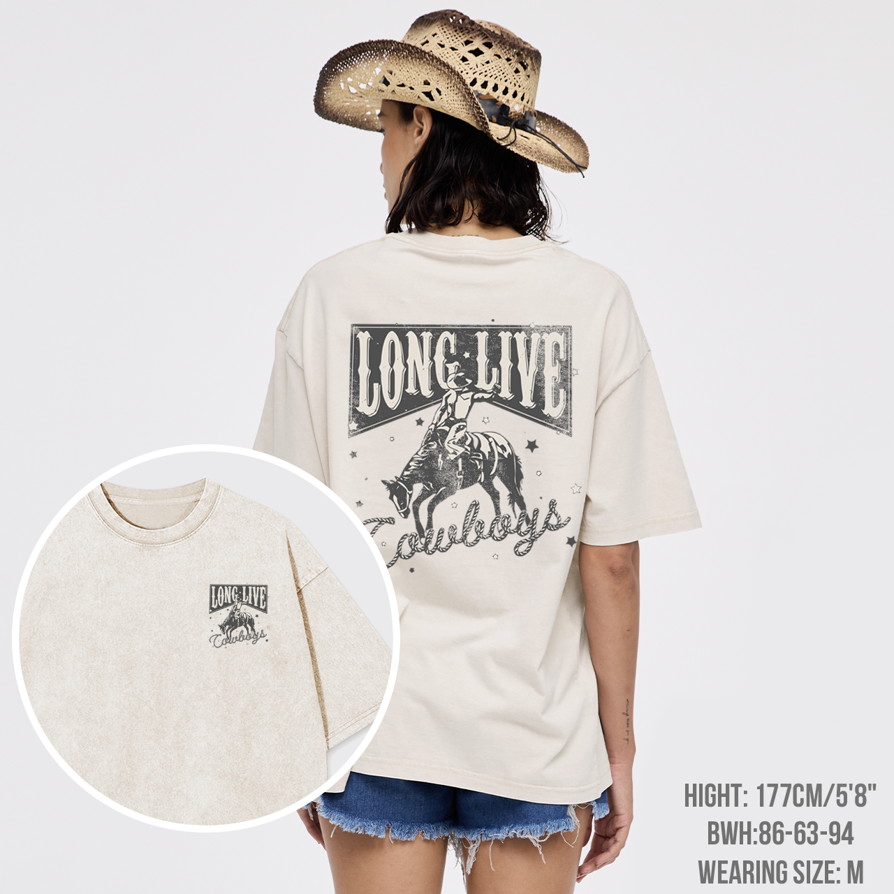 Long Live Cowboy Garment-dye Tees