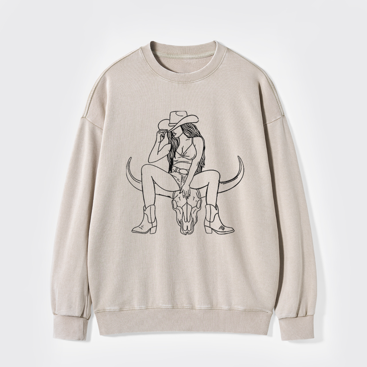 Western Rad Cowgirl Washed Sweatshirts