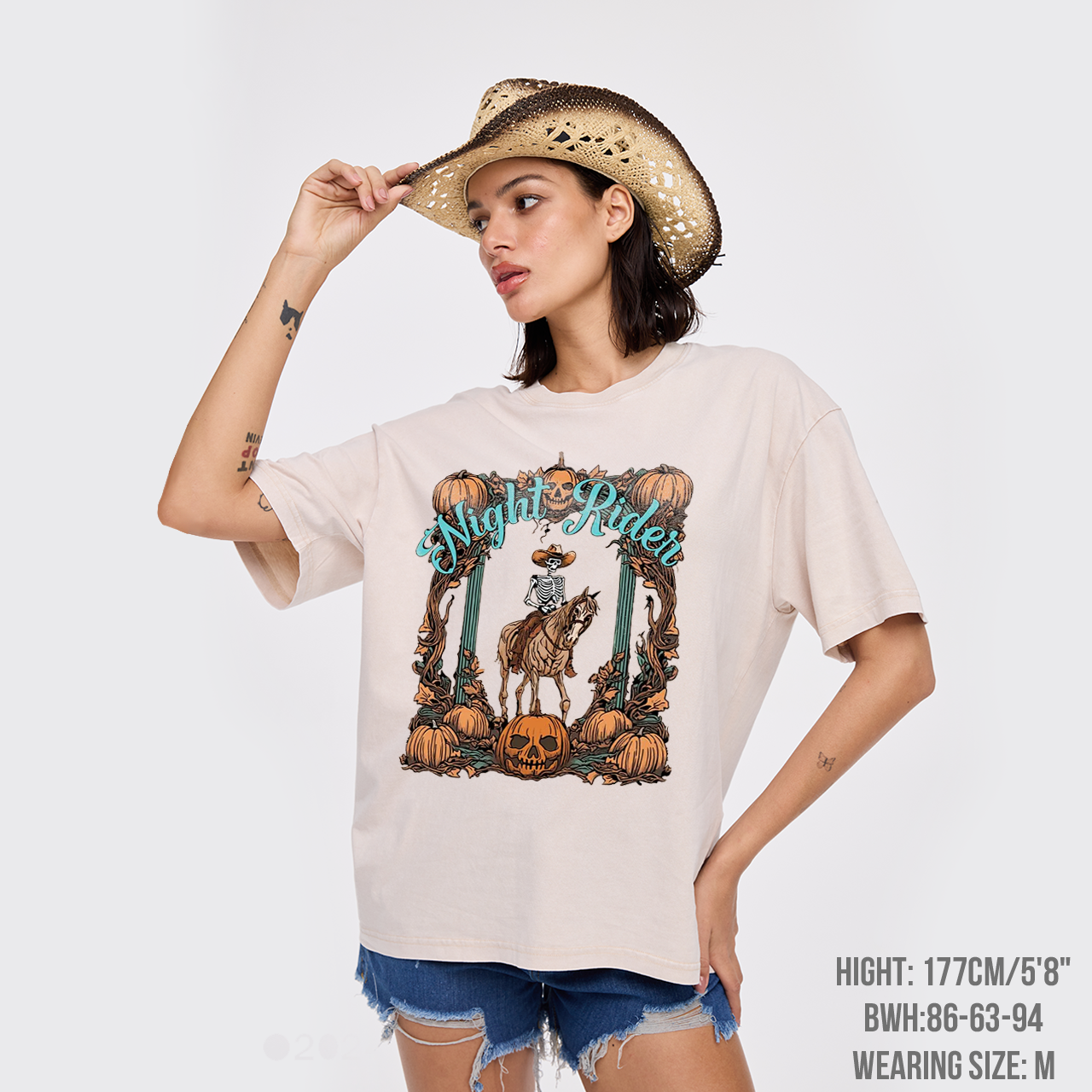 Halloween Night Rider Garment-dye Tees