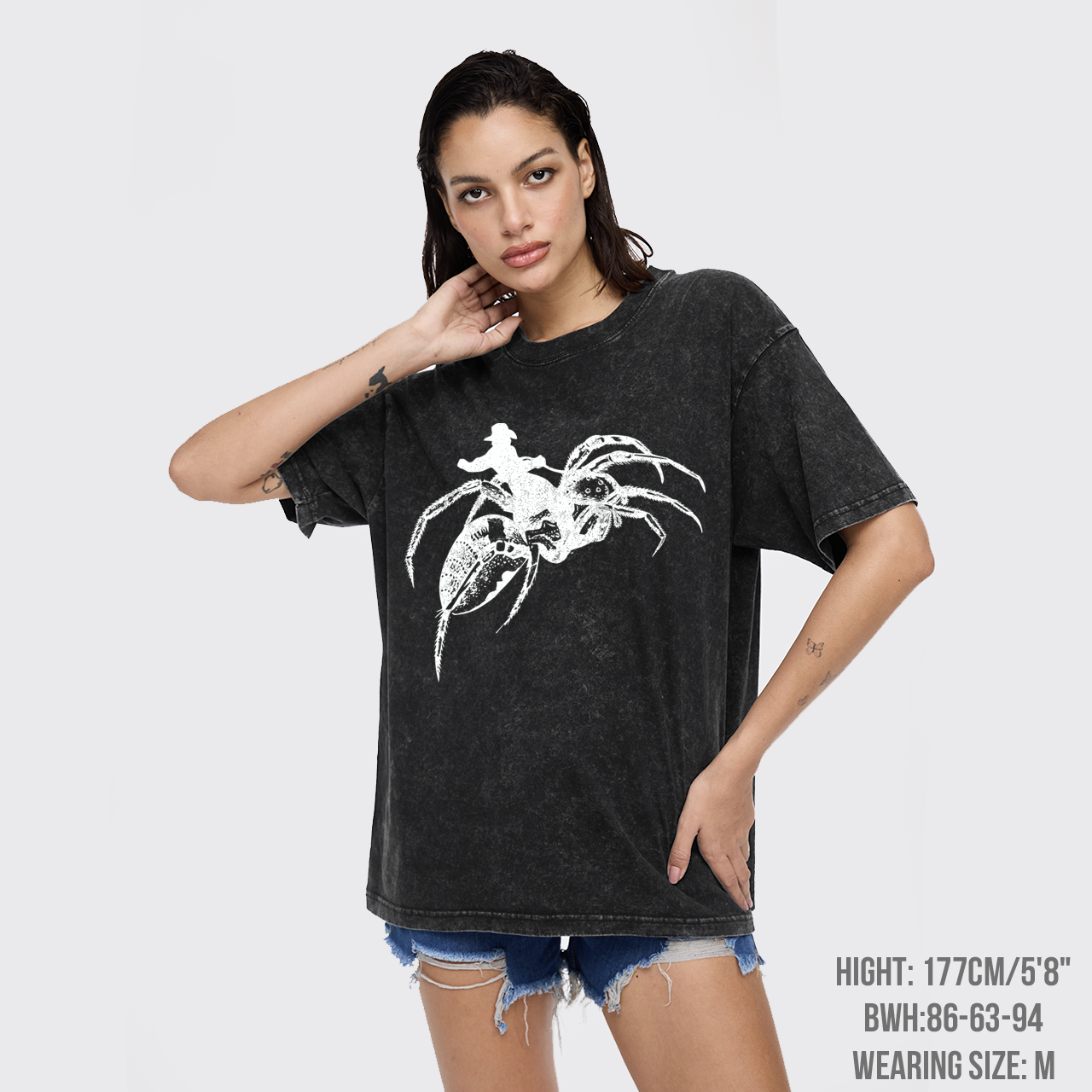 Spider Cowboy Garment-dye Tees