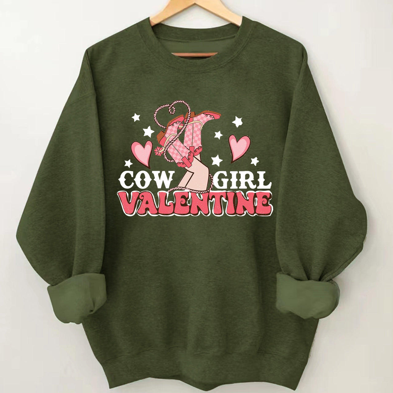 Cowgirl Valentine Sweatshirt