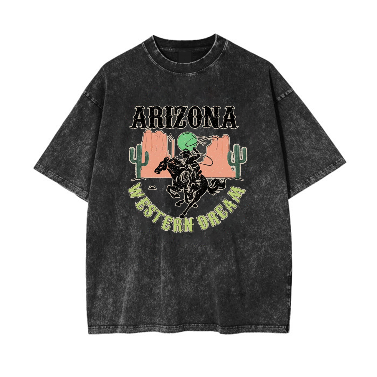 Arizona Western Dream Garment-dye Tees For Cowboy