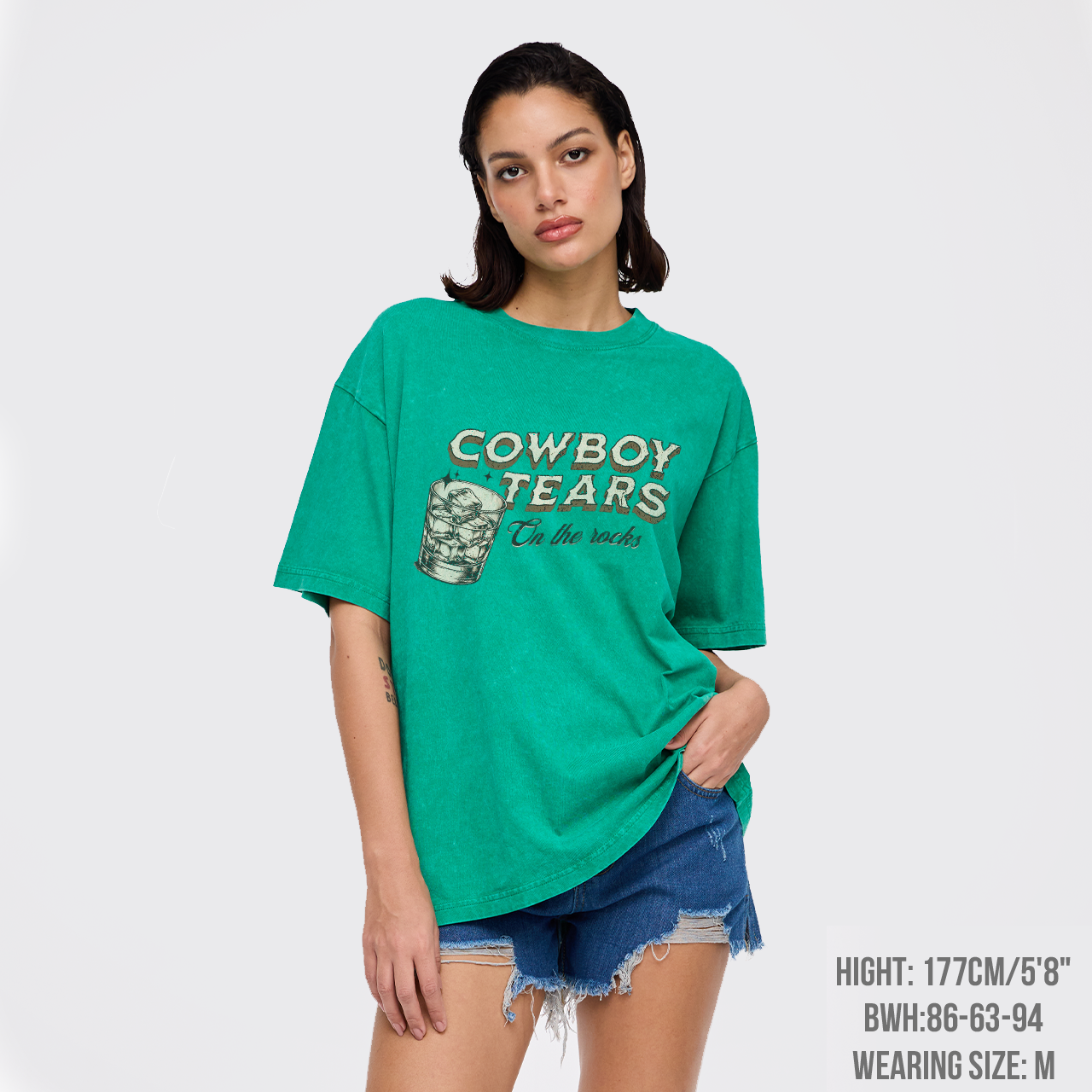 Cowboy Tears On The Rocks Garment-dye Tees