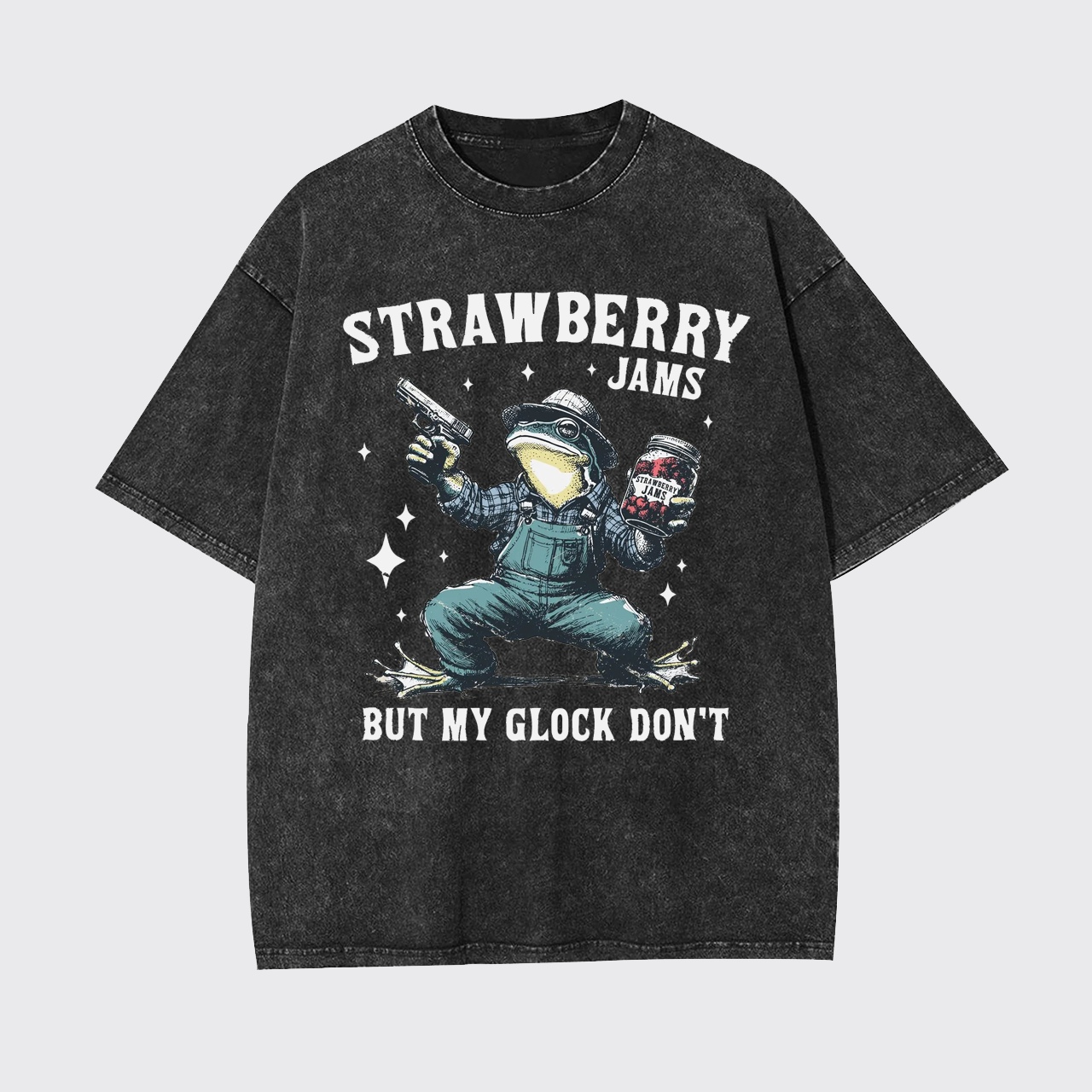 Sarcastic Strawberry Jams Garment-dye Tees