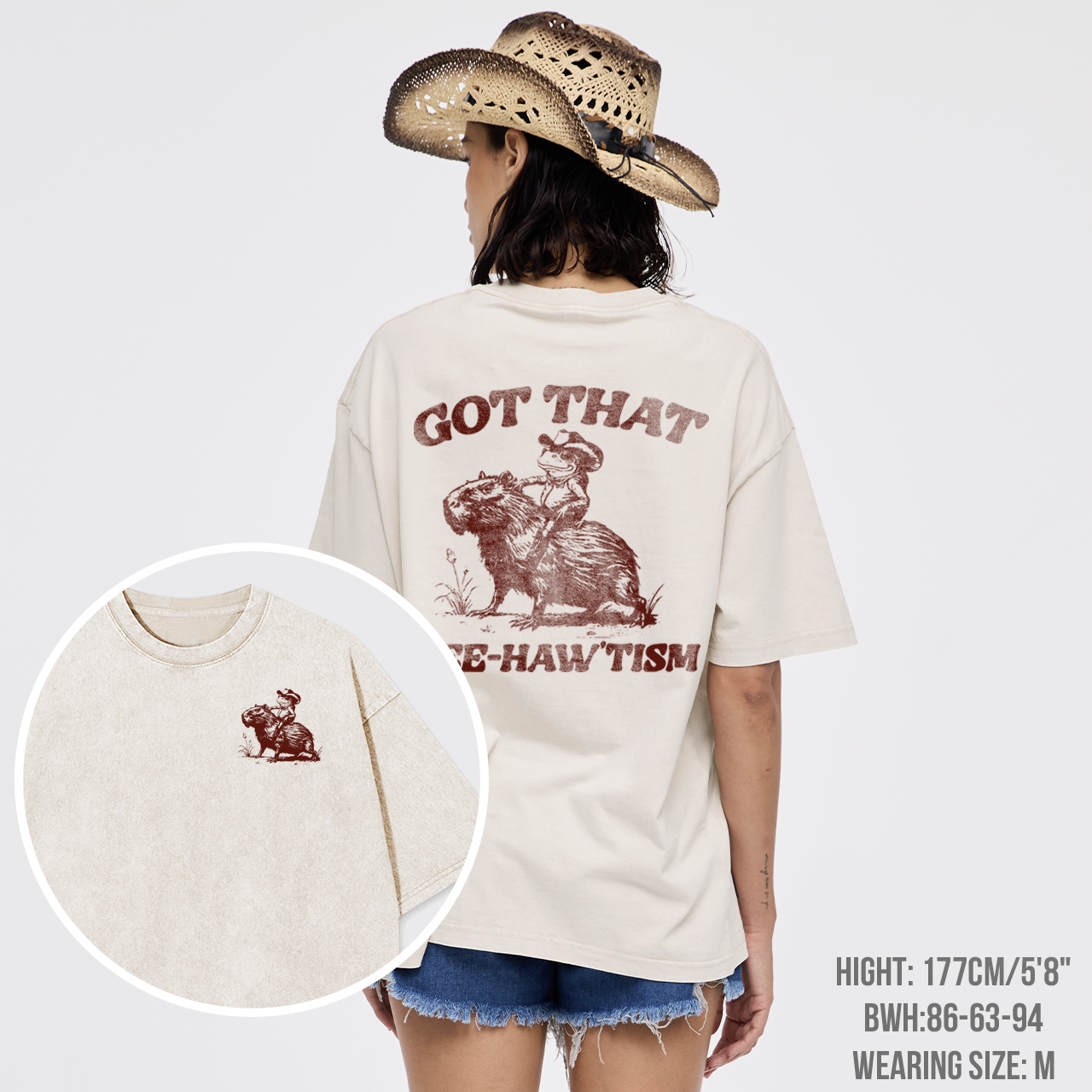 Got That Yee-Haw Tism Garment-dye Tees