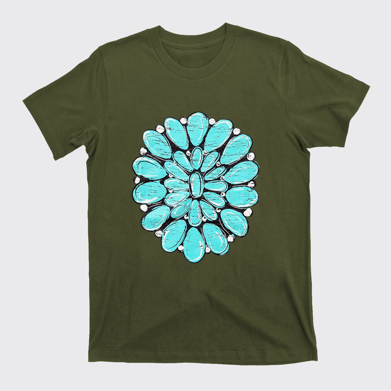 Turquoise Stone Country Music T-Shirts