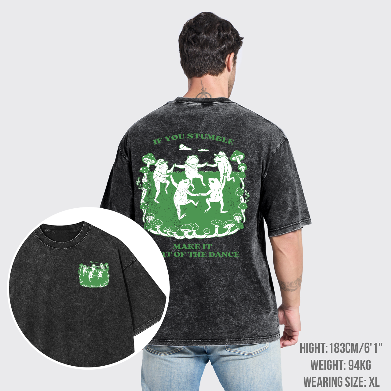 If You Stumble Make It Part Of The Dance Garment-dye Tees