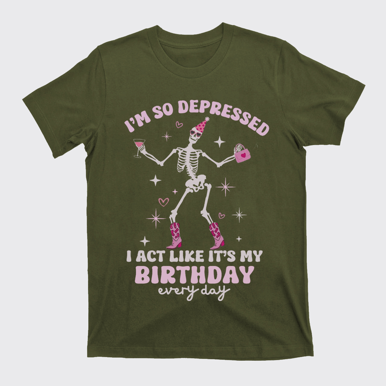 I'm So Depressed Music T-Shirts