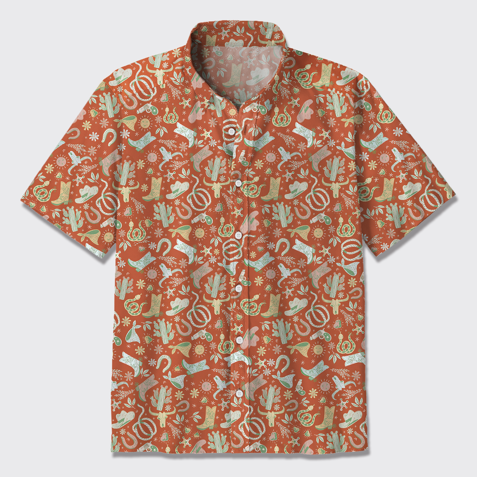 Hot Chili Cowboy Button Up Shirts