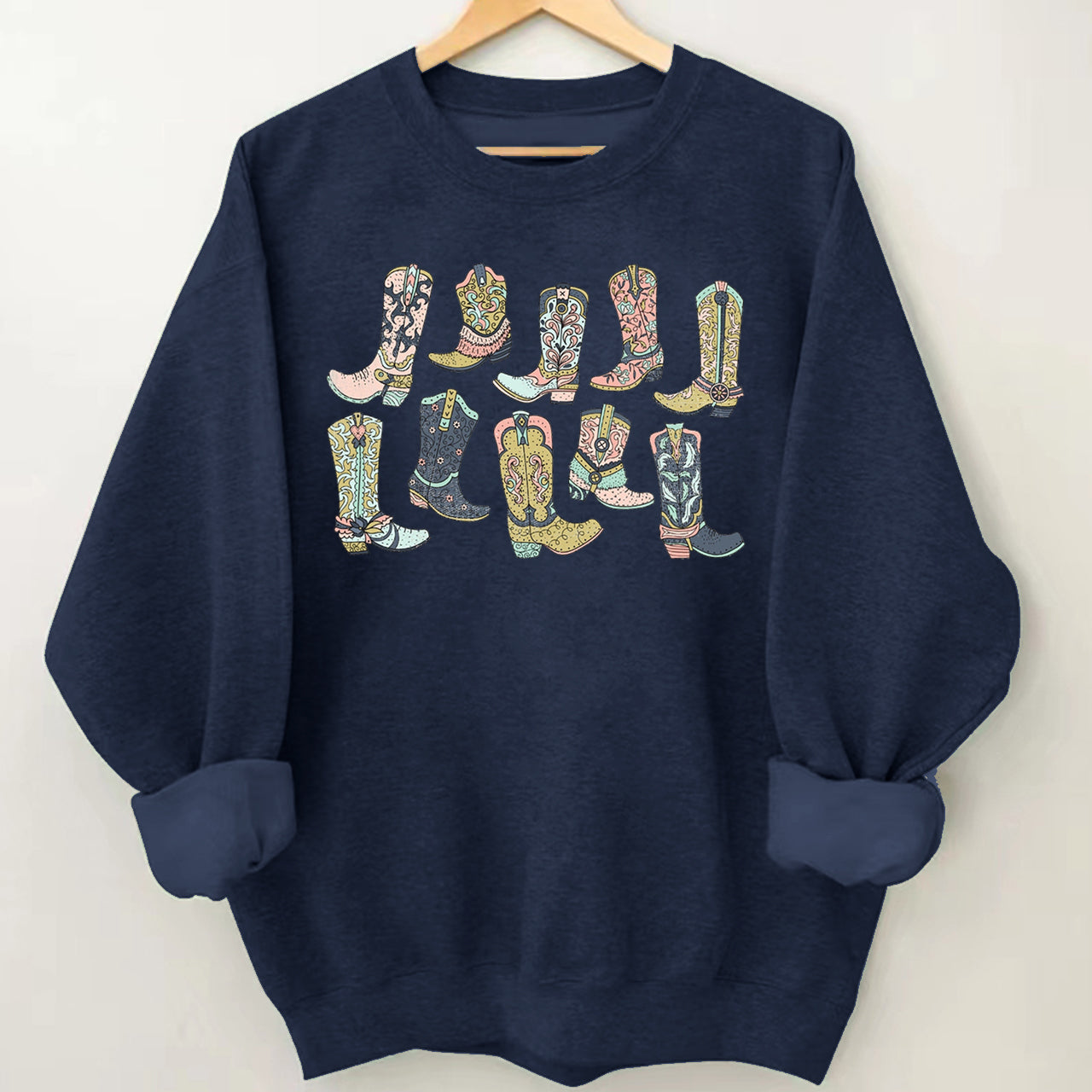 Western Cowgirl Boots Sweatshirt