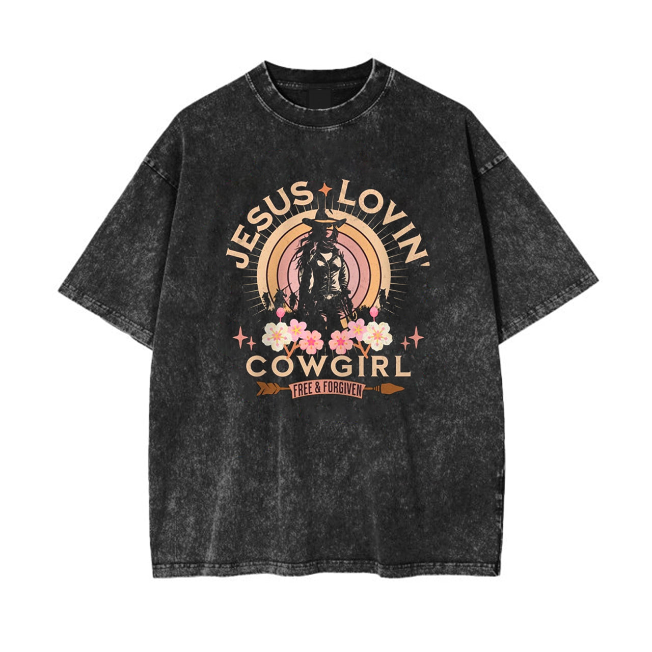 Jesus Lovin' Cowgirl Garment-dye Tees