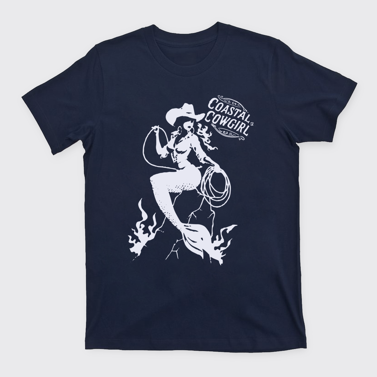 Coastal Cowgirl Mermaid T-Shirts