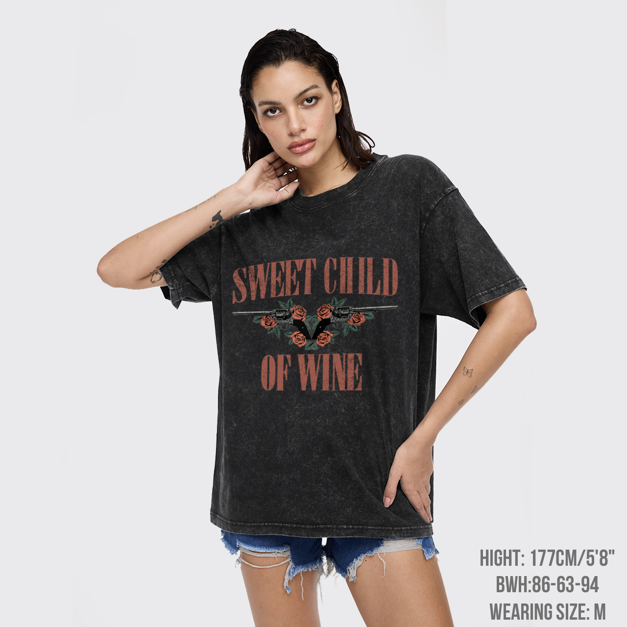 Sweet Child Of Wine Garment-dye Tees