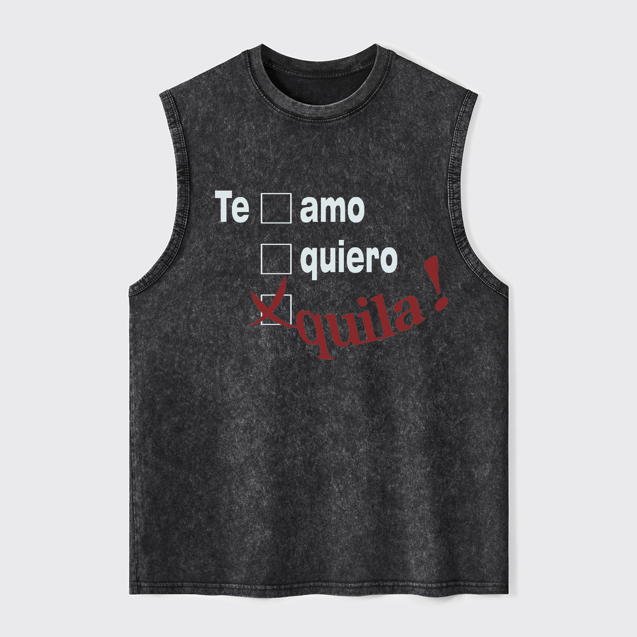 Tequila Lover Washed Tanks