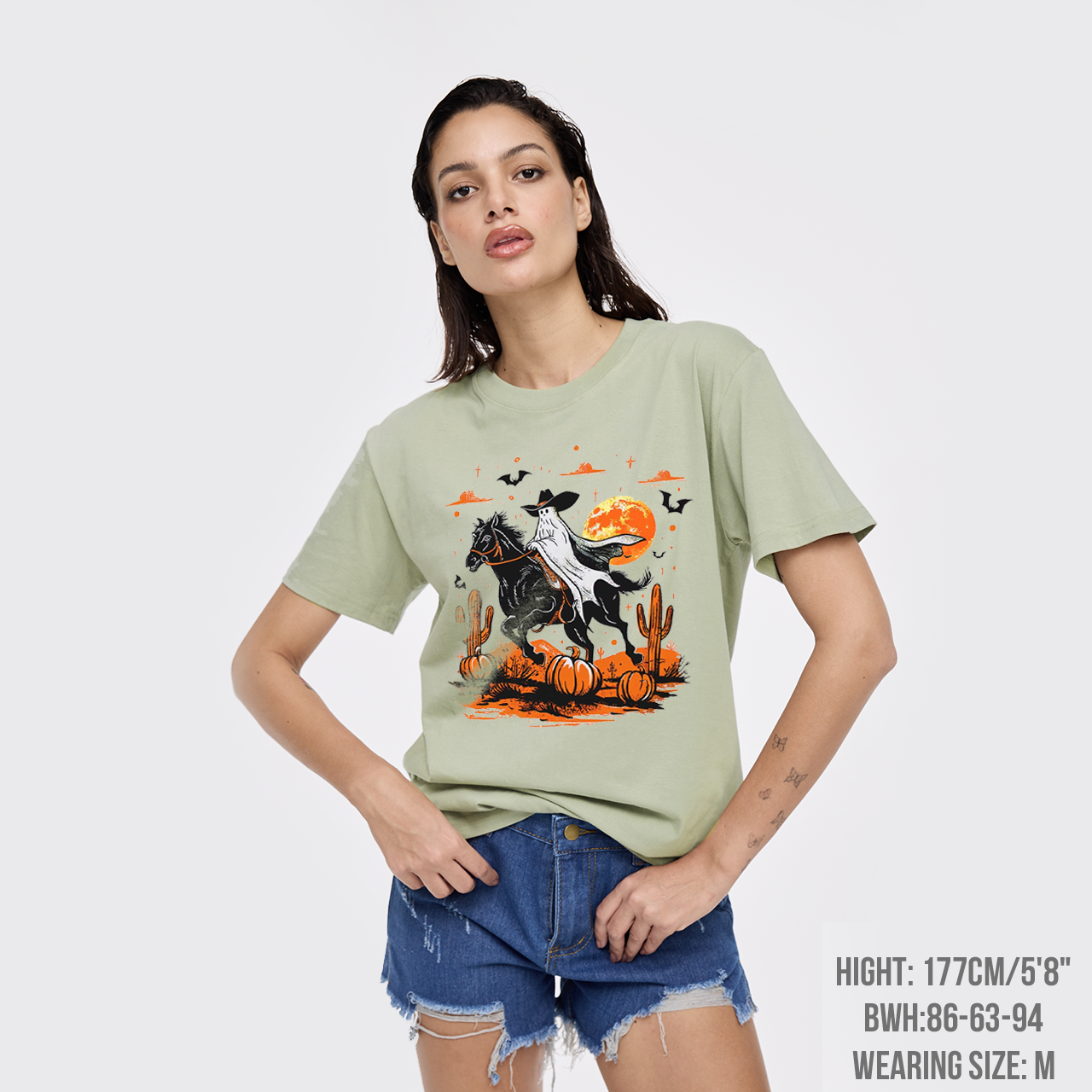 Retro Halloween Ghost Rider T-Shirts