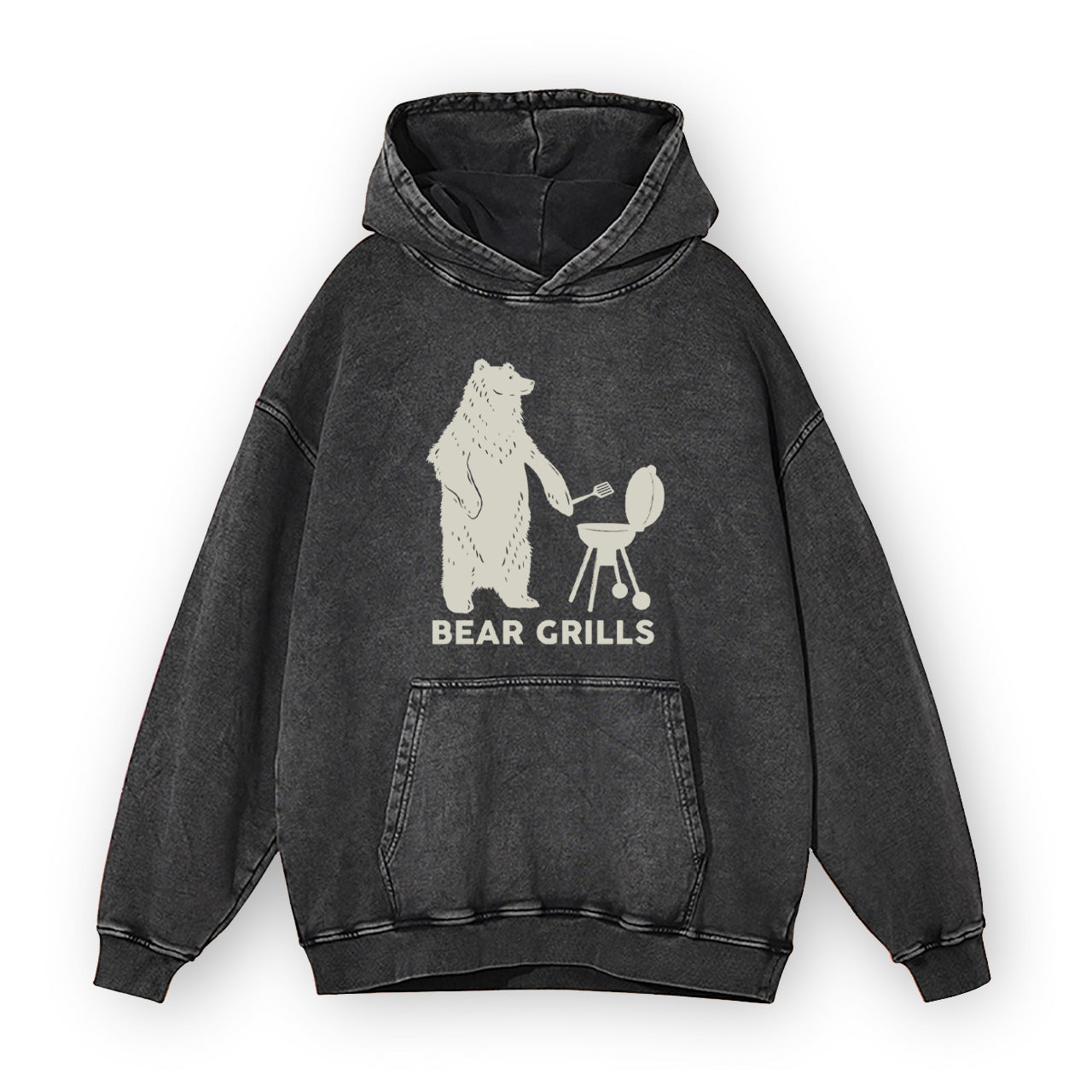 Bear Grills  Garment-Dye Hoodies